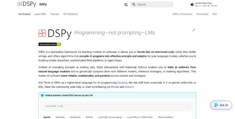 DSPy: Program Language Models Without Endless Prompt Tweaks