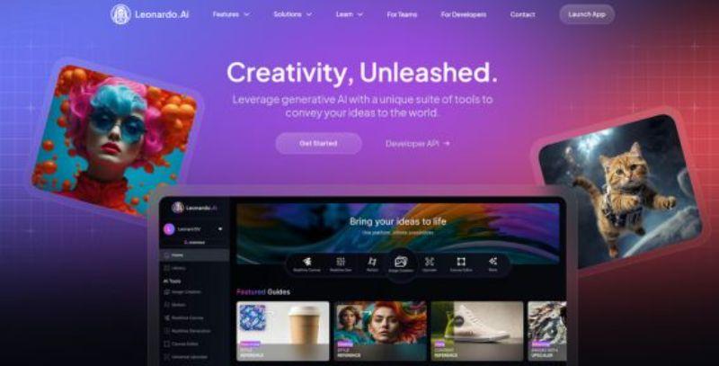 Leonardo AI screenshot