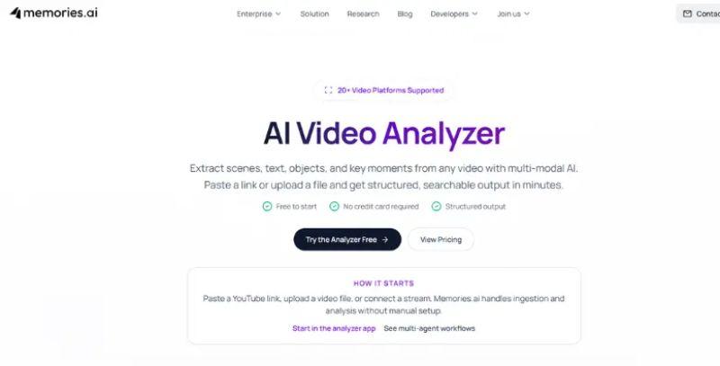 Memories.ai AI Video Analyzer: Unlock Video Insights Fast