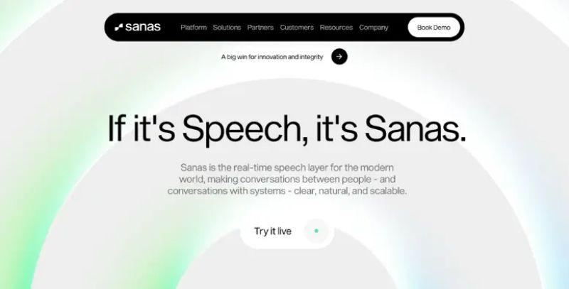 Sanas screenshot