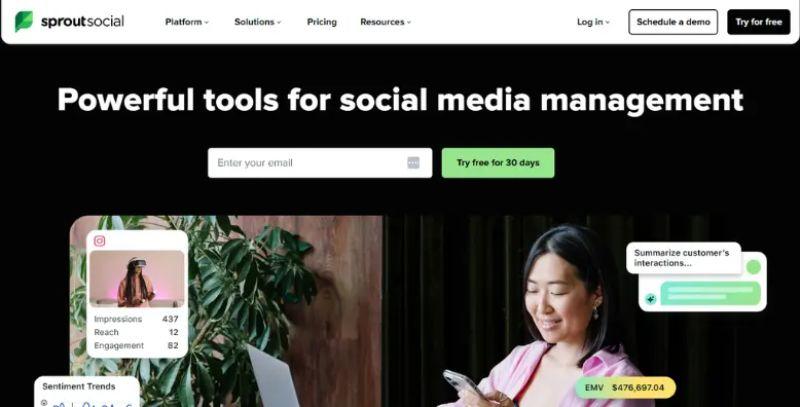 Sproutsocial screenshot