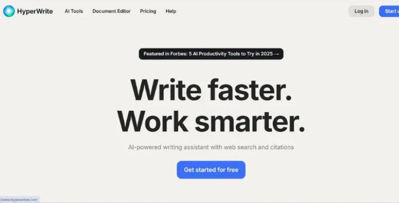 Hyperwrite AI  screenshot