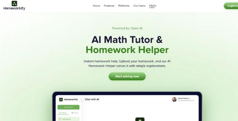 Homeworkify: Free AI Homework Helper With Step By Step Help