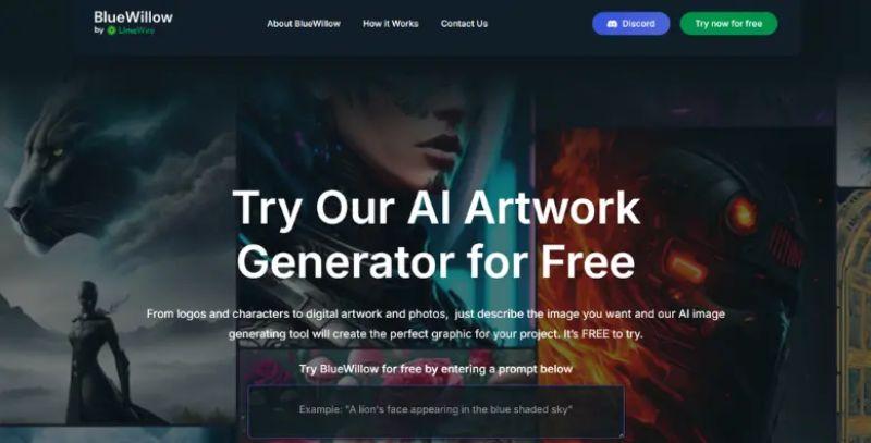 BlueWillow AI screenshot