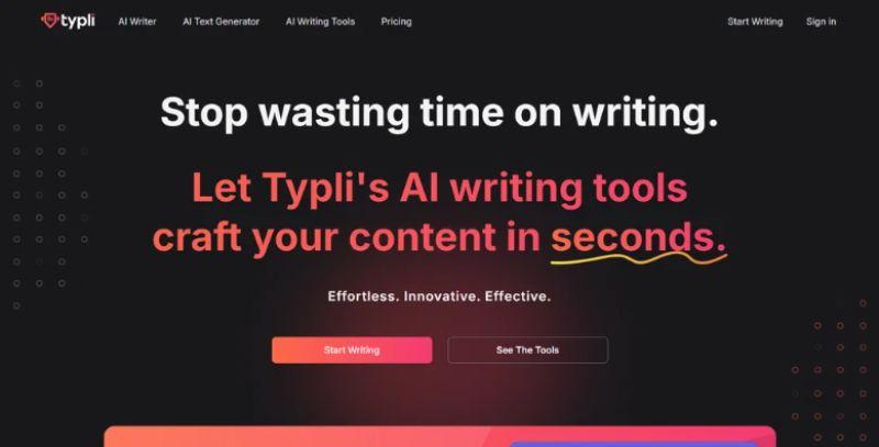 Typli AI  screenshot