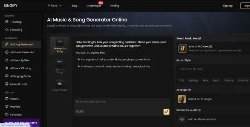 Singify  screenshot