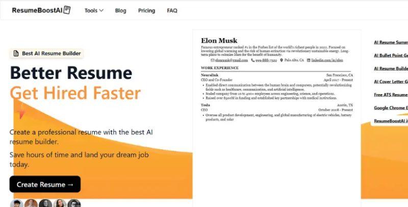 Resumeboost AI screenshot