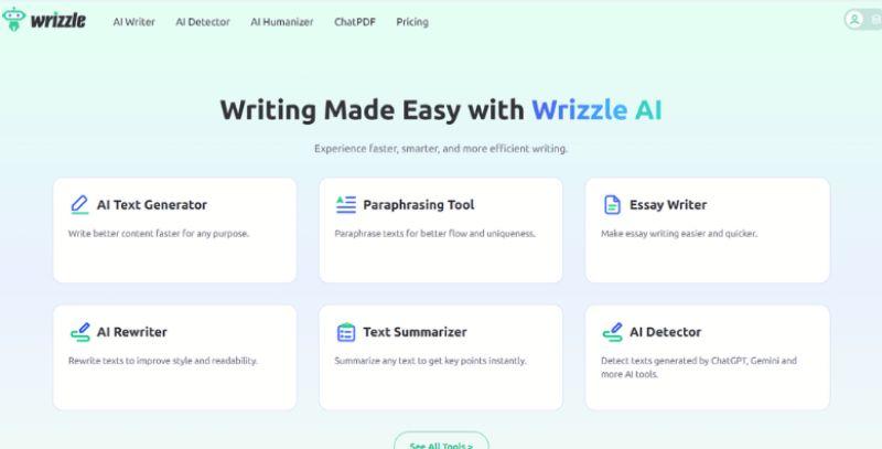 Wrizzle AI screenshot