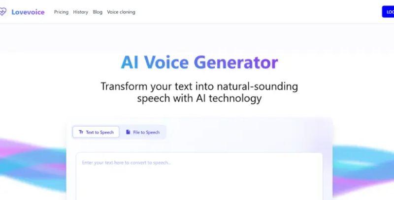 Lovevoice AI screenshot